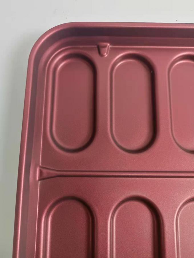 Aluminum Steel 28 Cavity 670x511.2x40.4mm Hot Dog Bun Baking Mold Pan