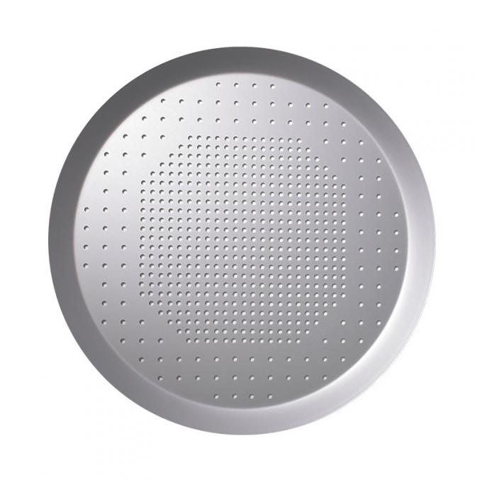 Rk Bakeware China-Hard Coat Perforated Thin Crust Round Pizza Tray