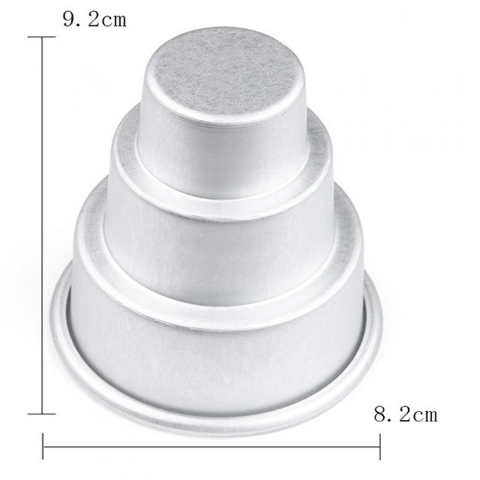 Amazon Aluminium Alloy Carbon Steel Bottom Cake Pans Round Cake Mold Non-Stick Baking DIY Cake Mold Bread Tools