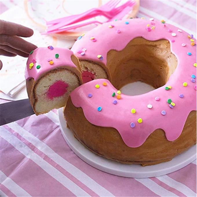 Creative 9 Inch Baking Mould Round Hollow Chimney Shape Cake Mould Aluminum Angel Cake Mould