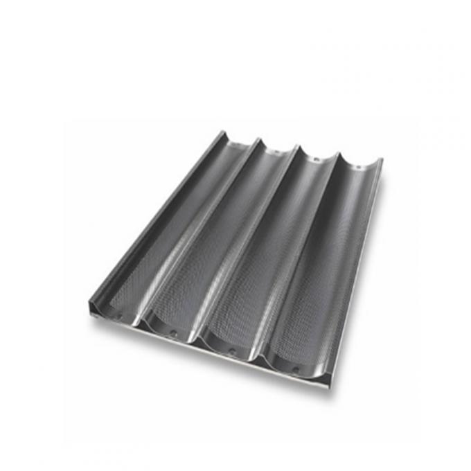 RK Bakeware China Foodservice NSF Wholesale Nonstick 12 Channel Baguette Tray 1200X800 5