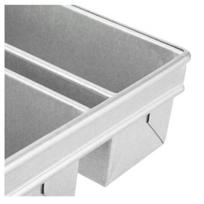 Rk Bakeware China-4 Strap Glazed Aluminized Steel Pullman Bread Loaf Pan/Sandwich Making