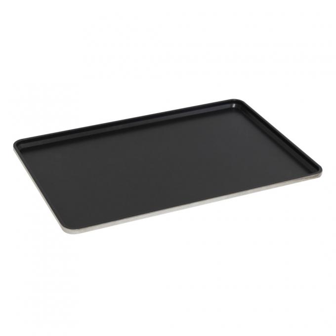 Rk Bakeware China-30694 Stayflat Full Size NSF 16 Gauge 18&quot; X 26&quot; Band in Rim Aluminum Sheet Pan Nonstick Coating