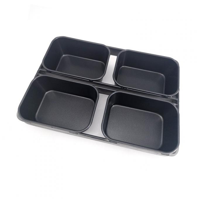                  Rk Bakeware China-600g Nonstick 4 Straps Farmhouse White Sandwich Bread Tin              3