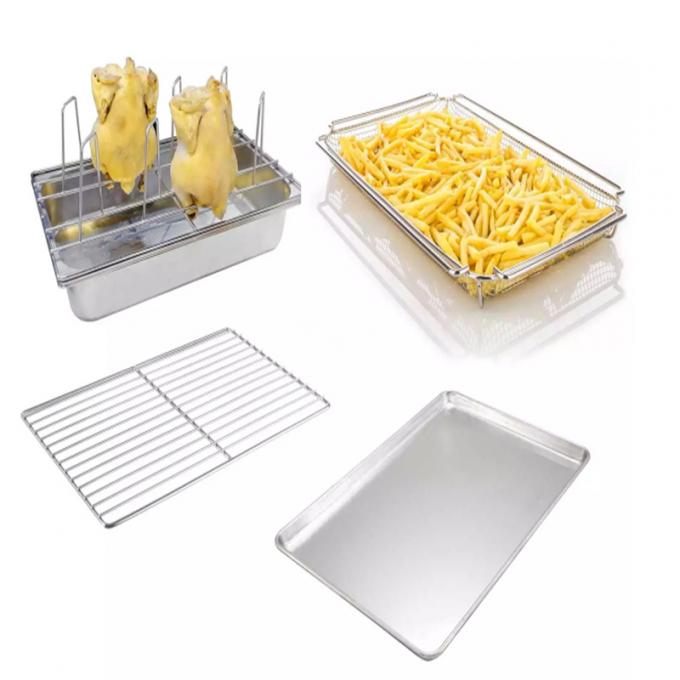 Rk Bakeware China-18&prime;&prime; &amp; 16&prime;&prime; SUS304 Stainless Steel Bakery Bread Cooling Wires Cooling Rack for Australia Bakeries