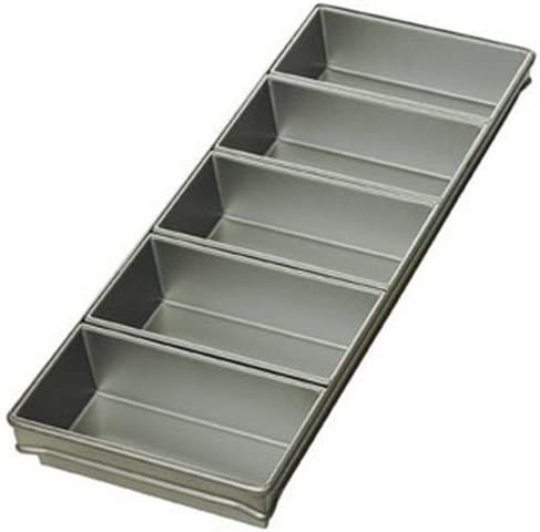 Rk Bakeware China-Foodservice 41145 Glazed 4 Strap Aluminized Steel Hearth Bread Pan