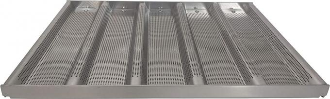 Rk Bakeware China Foodservice 902505 Sub Roll Bread Pan, 5 Molds Per Pan