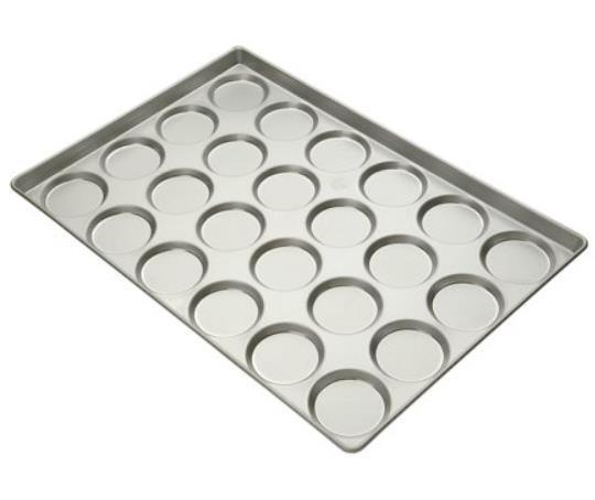 Rk Bakeware China Foodservice 902495 4 Rows of 6 Hamburger Bun Muffin Top Pan