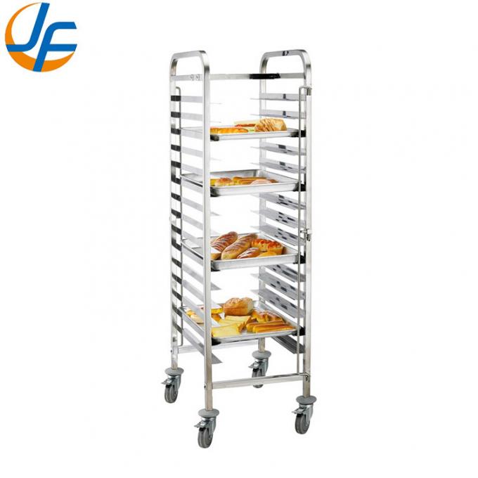 Rk Bakeware Manufacturer China-110 Stainless Steel Table with Wings and Sheet Pan Storage