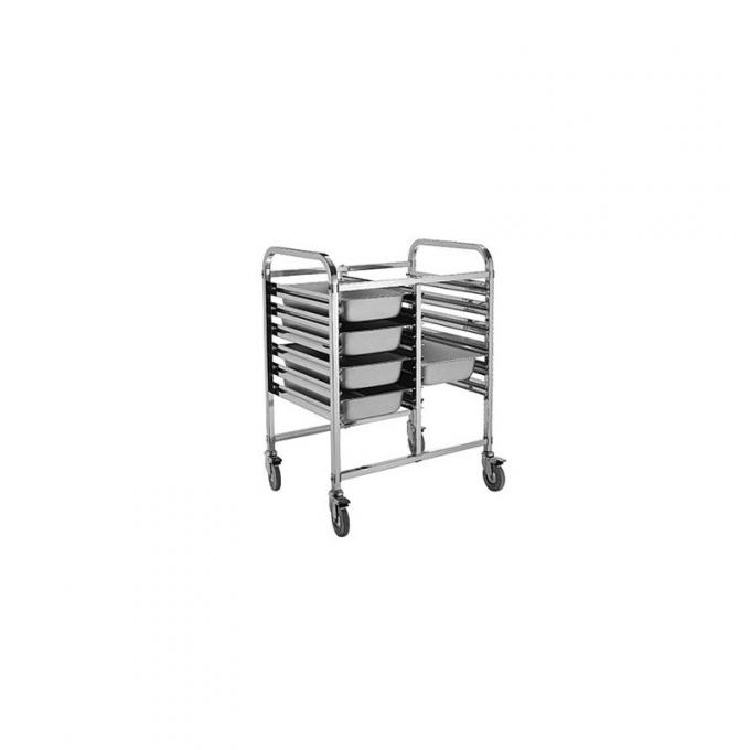 China Manufacturer for Transport Stainless Steel Gastronorm Rack Small Trolley