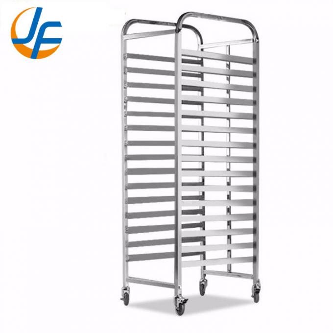 Rk Bakeware Manufacturer China-Aluminum 10 Pan Side Load Bun / Sheet Pan Rack - Assembled