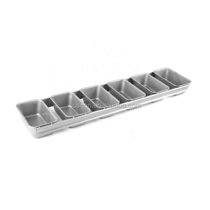 5 slotted Alumminum steel baking loaf pan baking tray toast box bread ...
