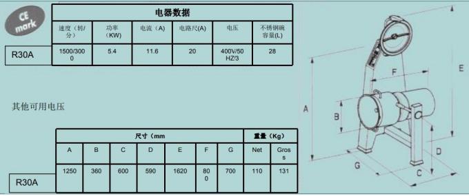 Rk Baketech China R60 T 60L Vertical Cutter Mixers for Food Processing