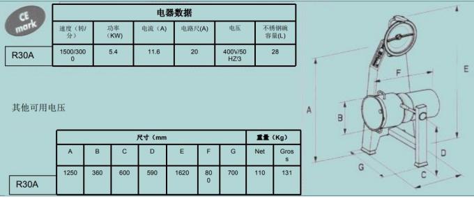                  Rk Baketech China R30 T 30L Vertical Cutter Mixers for Food Processing              3