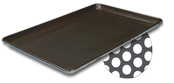 RK Bakeware China Foodservice Nonstick Perforated Aluminium Baking Tray Glaze