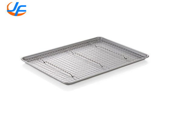 RK Bakeware China Aluminum Baking Tray Heavy Duty Gauge Aluminum Bun Sheet Pan