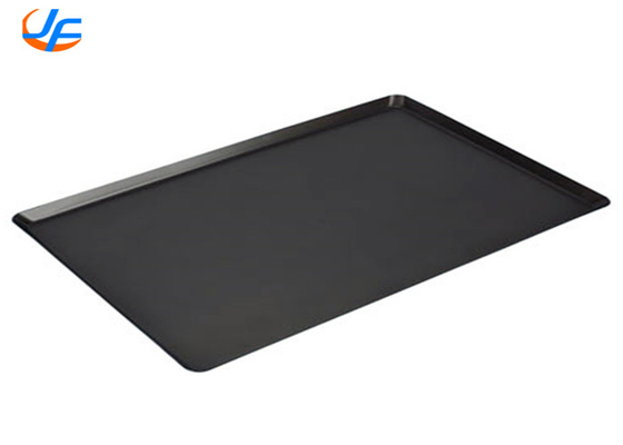 RK Bakeware China Foodservice Telfon Nonstick 600*400mm Wire in Rim Aluminum Bun Baking Tray Pan