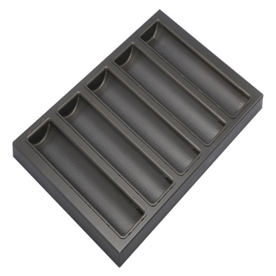 RK Bakeware China Foodservice NSF 1200X800 Mecatherm Production Line Aluminum Baguette Baking Tray