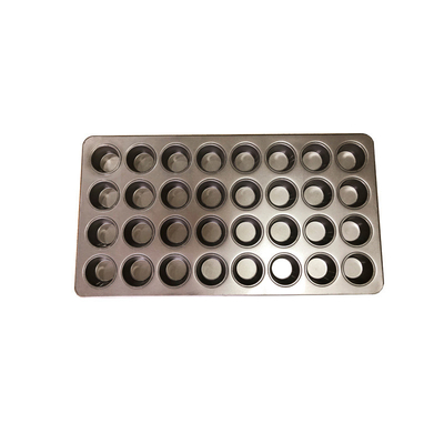 RK Bakeware China Foodservice NSF  24 Cup 5 Oz. Glazed Aluminized Steel Jumbo Muffin Pan/Mini Muffin Pan