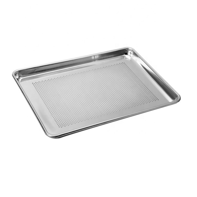 18''*13''*1'' 1.2mm Bottom perforated baking bread tray burger or hamburger or hot dog  bun baking pan aluminium bread pan