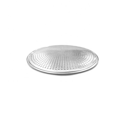 14 inch perforated round aluminum pizza pan baking tray punched pizza tray for bakery or bar or restaurant