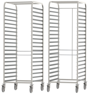 RK Bakeware China-600*400 Stainless Steel Sinmag Double Oven Rack Baking Tray Trolley