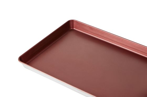 LFGB Certified Aluminized Steel Baking Pans Cooling Rack Set Bakery Baking Sheet Pans Cooking