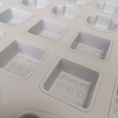 Silicone 800*800*41mm 100 Cavity Cake Baking Trays Dishwasher Safe