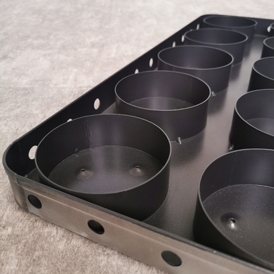 PTFE Coating Bagel 1.2mm Aluminized Steel Baking Pans Full Welding