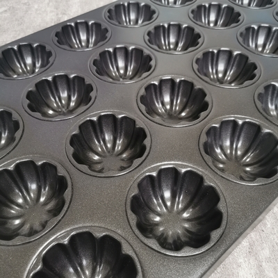 24 Cavity Cake Baking Tray 1.0mm Aluminium Cupcake Tray Non Stick