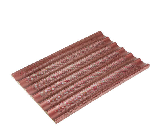 1.5mm Ptfe 900x700x44.5mm French Baguette Baking Tray