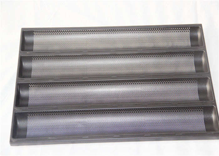 MAXXI Aluminium Steel 1.2mm Perforated Baguette Pan