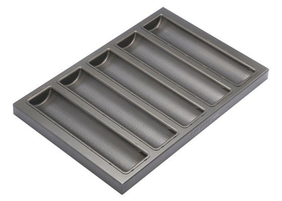 RK Bakeware China Foodservice NSF Aluminium Baguette Baking Tray French Bread Baking Tray