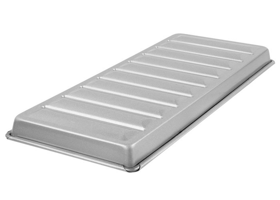 RK Bakeware China Foodservice NSF 22100 Custom England Glazed Aluminized Steel Hot Dog Bun Pan