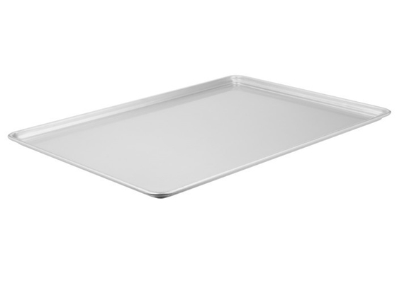 RK Bakeware China Foodservice NSF Full Size Aluminum Nonstick Baking Tray / Aluminum Sheet Pan Wire In Rim , 13 X 18