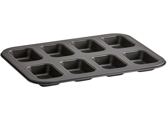 RK Bakeware China Foodservice NSF 8 Compartment Aluminum Pullman Loaf Pan Mini Bread Loaf Pan