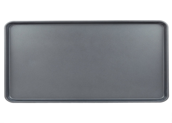 RK Bakeware China Foodservice NSF 16 Gauge Aluminium Baking Tray , 18&quot; X 26&quot; Wire In Rim Aluminum Bun / Sheet Pan