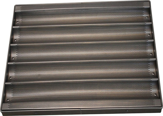 RK Bakeware China Glazed Aluminum Baguette Baking Tray / Hot Dog Pan / Muffin Trays