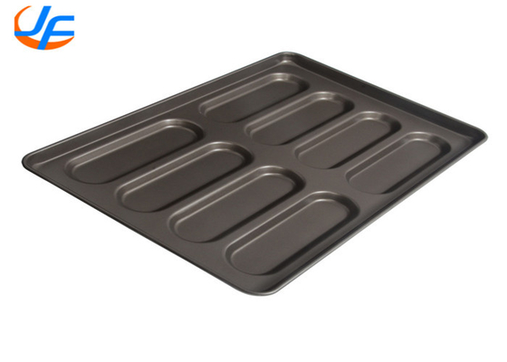 RK Bakeware China Custom Nonstick Aluminumized Steel Hot Dog Sheet Bun Pan Baking Tray