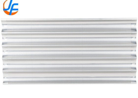 RK Bakeware China Nonstick Aluminum Baguette Baking Trays Perforated French Bread Baking Pan