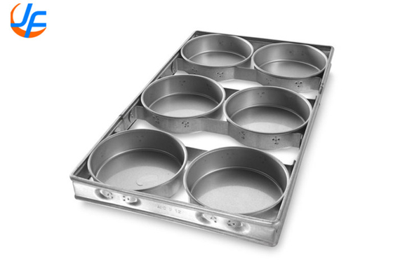 RK Bakeware China Foodservice Chicago Metallic Slicone Glazed Round Angle Cake/Cheese Cake Baking Tray Nonstick