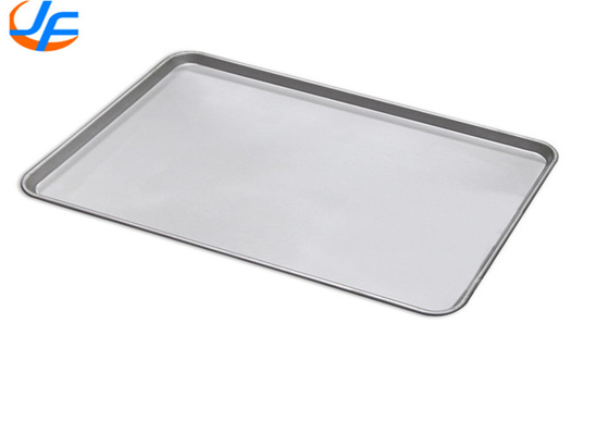 RK Bakeware China-800*600mm Nonstick Commercial Aluminum Baking Tray Flat Sheet Pan Bread Bun Pan 600x400mm