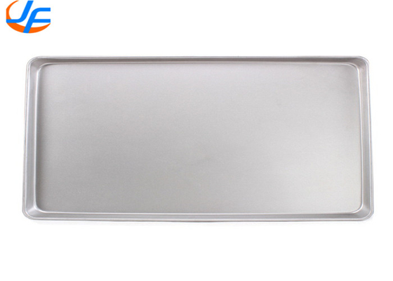 RK Bakeware China-800*600mm Nonstick Commercial Aluminum Baking Tray Flat Sheet Pan Bread Bun Pan 600x400mm