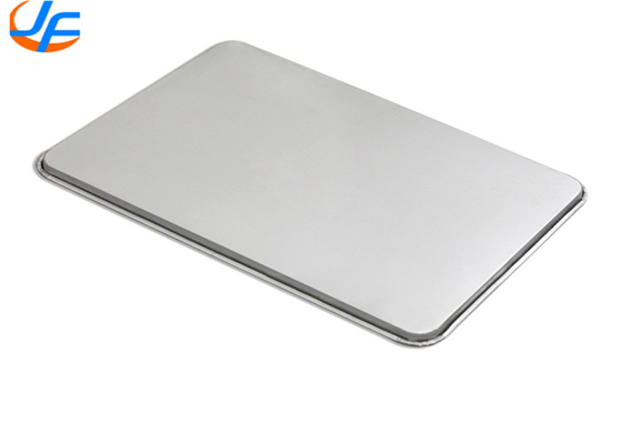 RK Bakeware China-800*600mm Nonstick Commercial Aluminum Baking Tray Flat Sheet Pan Bread Bun Pan 600x400mm