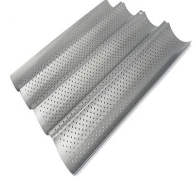 RK Bakeware China Foodservice NSF  Aluminum 3 Grooves French Bread Baguette Baking Trays