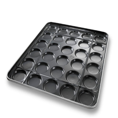 RK Bakeware China Foodservice NSF Durashield Coating Hamburger Pan Baking Tray With Structural Ribs