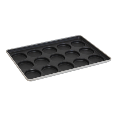 Rk Bakeware China-52345 Aluminized Steel 4.5 Inch Hamburger Tray / Muffin Top Pan