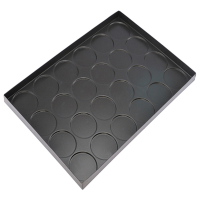 RK Bakeware China Foodservice NSF 42445 Glazed Aluminized Steel 24 Mold  Clustered Hamburger Bun Baking Tray