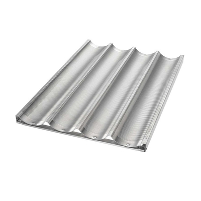 Rk Bakeware China Aluminum 5 Loaf Baguette Tray / French Bread Pan