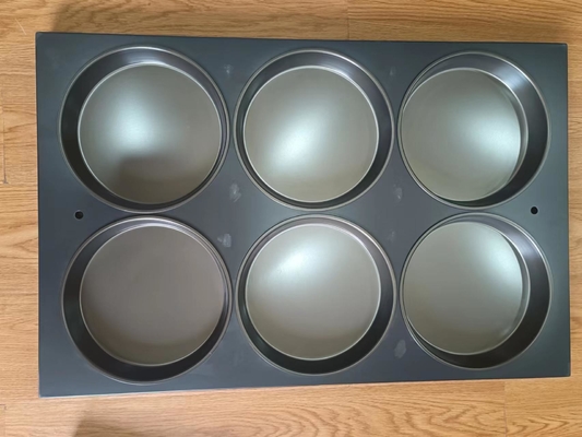 RK Bakeware China Foodservice NSF Aluminum Hard Anodized Coat Pizza Baking Tray For Industrial Bakery